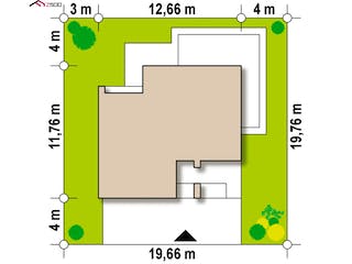 Fertighaus Zx 73 von WODEN HAUS Schlüsselfertig ab 327000€, Cubushaus Grundriss 3