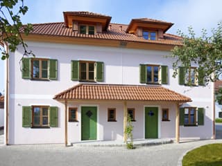 Fertighaus Wörthersee - Architektenbeispiel von ISARTALER HOLZHAUS Schlüsselfertig ab 284000€, Außenansicht 1