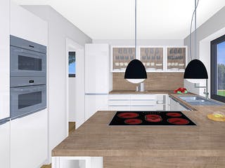 Fertighaus EDITION E 165 von WOLF-HAUS Schlüsselfertig ab 399778€, Satteldach-Klassiker Innenansicht 3