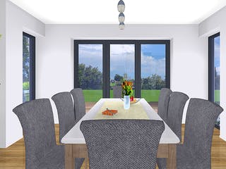 Fertighaus EDITION E 168 von WOLF-HAUS Schlüsselfertig ab 432058€, Satteldach-Klassiker Innenansicht 2