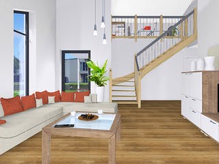 Fertighaus EDITION E 179 von WOLF-HAUS Schlüsselfertig ab 500111€, Pultdachhaus Innenansicht 1