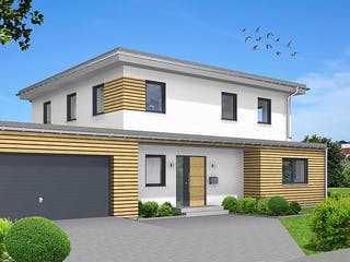 Fertighaus EDITION S 150 von WOLF-HAUS Schlüsselfertig ab 465336€, Stadtvilla Außenansicht 2