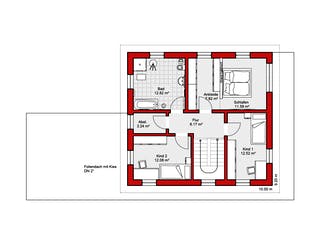 Fertighaus EDITION S 150 von WOLF-HAUS Schlüsselfertig ab 465336€, Stadtvilla Grundriss 2