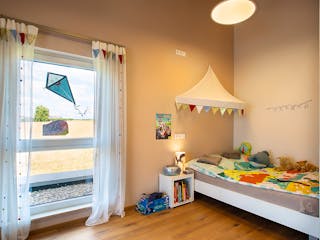 Fertighaus Einfamilienhaus Bodensee von Wolf System, Satteldach-Klassiker Innenansicht 5