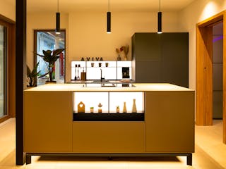 Fertighaus Musterhaus Aviva von Wolf System, Pultdachhaus Innenansicht 4