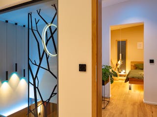 Fertighaus Musterhaus Aviva von Wolf System, Pultdachhaus Innenansicht 5