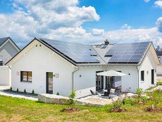 Fertighaus MH Plech von Wolf System, Bungalow Außenansicht 1