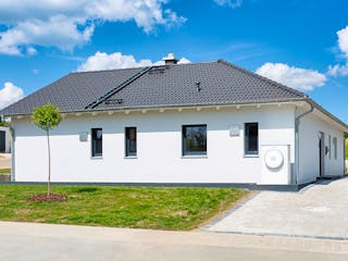 Fertighaus MH Plech von Wolf System, Bungalow Außenansicht 2