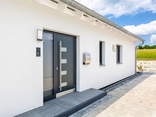 Fertighaus MH Plech von Wolf System, Bungalow Außenansicht 4