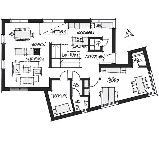 Wolfsystem Musterhaus Poing Floorplan 1