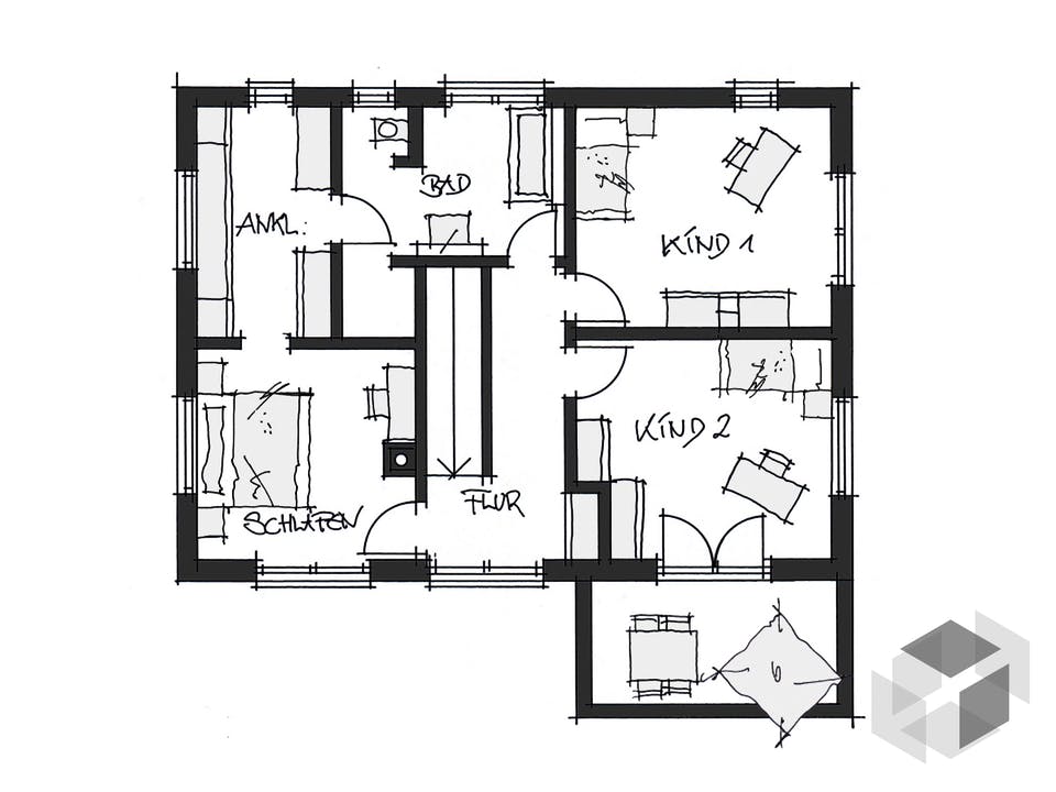 Kundenhaus Ansbach von Wolf System Grundriss
