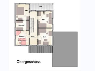 Fertighaus Haus Bretten von Wiese und Heckmann, Satteldach-Klassiker Grundriss 2