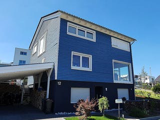 Fertighaus Haus Körting von Wiese und Heckmann, Satteldach-Klassiker Außenansicht 2