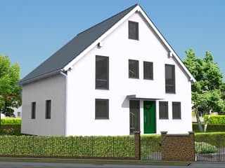 Fertighaus Yana 185 von Klaus Kowalski Immobilien, Satteldach-Klassiker Außenansicht 2