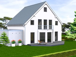 Fertighaus Yana 185 von Klaus Kowalski Immobilien, Satteldach-Klassiker Außenansicht 4