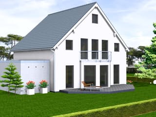 Fertighaus Yana 185 von Klaus Kowalski Immobilien, Satteldach-Klassiker Außenansicht 5