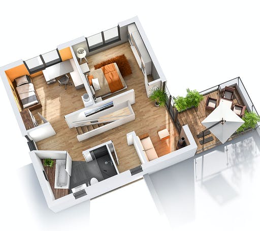 Massivhaus Einfamilienhaus BHS 146 von Ytong Bausatzhaus Bausatzhaus ab 155000€, Cubushaus Grundriss 4