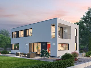 Massivhaus Einfamilienhaus BHS 182 von Ytong Bausatzhaus, Cubushaus Außenansicht 1
