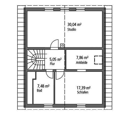 Massivhaus Einfamilienhaus EFH 143 von Ytong Bausatzhaus Bausatzhaus ab 130200€, Satteldach-Klassiker Grundriss 2
