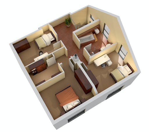Massivhaus Einfamilienhaus EFH 148 von Ytong Bausatzhaus Bausatzhaus ab 137000€, Satteldach-Klassiker Grundriss 4