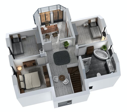 Massivhaus Einfamilienhaus EFH 151 von Ytong Bausatzhaus Bausatzhaus ab 150000€, Satteldach-Klassiker Grundriss 4