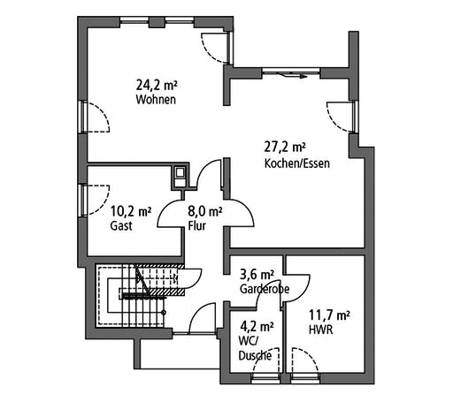 Ytong Einfamilienhaus 173 Floorplan 1