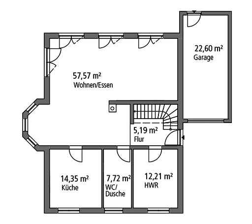Ytong Einfamilienhaus 190 Floorplan 1