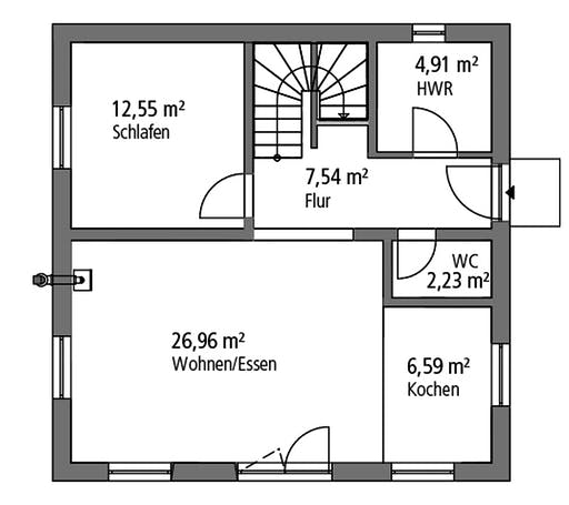 Ytong Stadtvilla STV 122 Floorplan 1