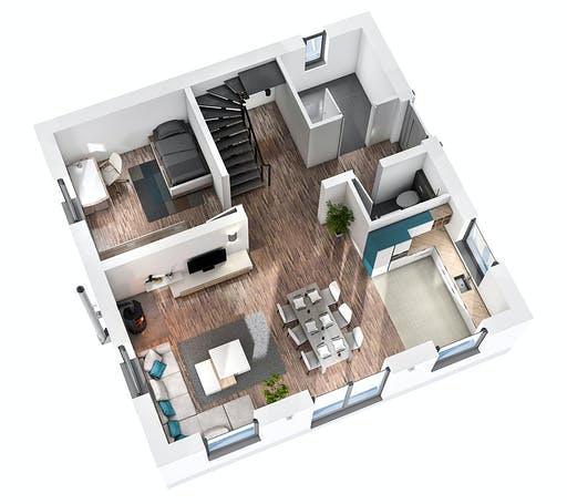 Ytong Stadtvilla STV 122 Floorplan 3