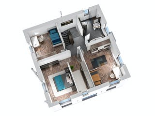 Massivhaus Stadtvilla STV 122 von Ytong Bausatzhaus, Stadtvilla Grundriss 4