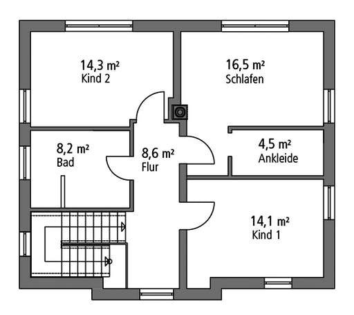 Ytong Stadtvilla STV 133 Floorplan 2