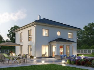 Massivhaus Stadtvilla STV 157 von Ytong Bausatzhaus, Stadtvilla Außenansicht 1