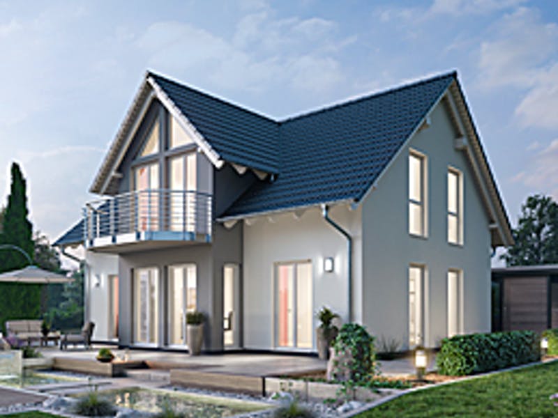 Ytong Bausatzhaus mit Zwerchgiebel