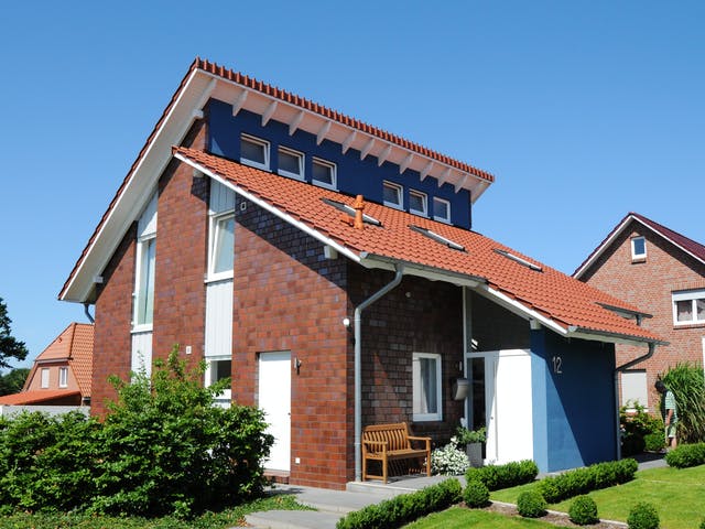 Schleppdach beim Pultdach als Eingangsbereich