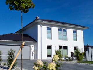 Fertighaus Mediol von Fingerhut Haus Schlüsselfertig ab 429063€, Stadtvilla Außenansicht 1