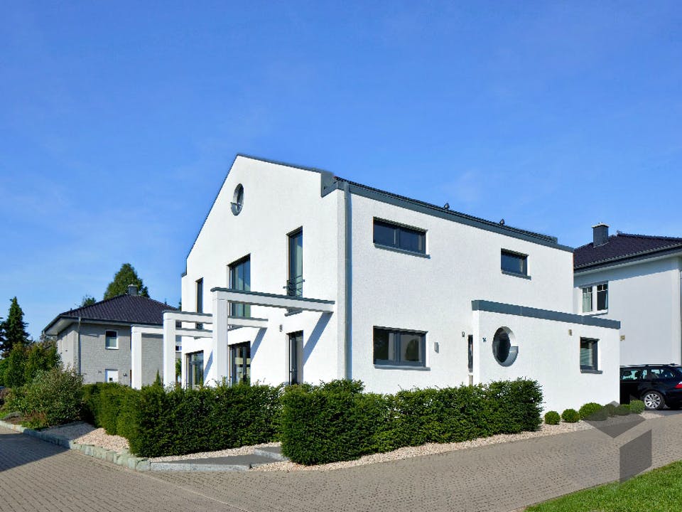 Kundenhaus Arndt von Zaunmüller Massivhaus Außenansicht
