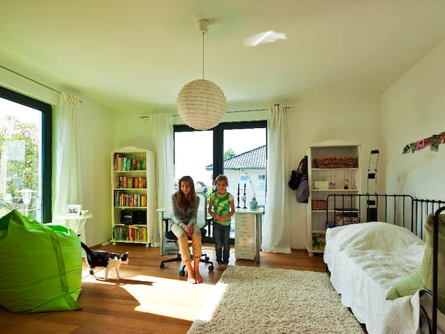 Massivhaus Kundenhaus Arndt von Zaunmüller Massivhaus, Satteldach-Klassiker Innenansicht 1