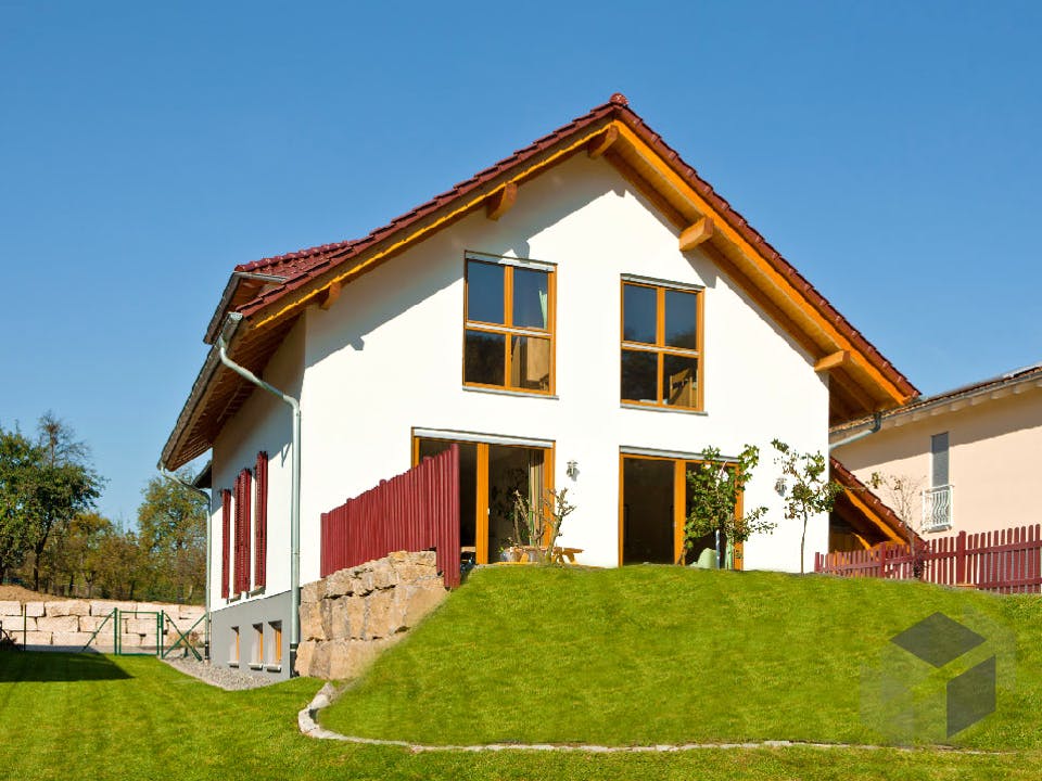 Kundenhaus Eichner von Zaunmüller Massivhaus Außenansicht