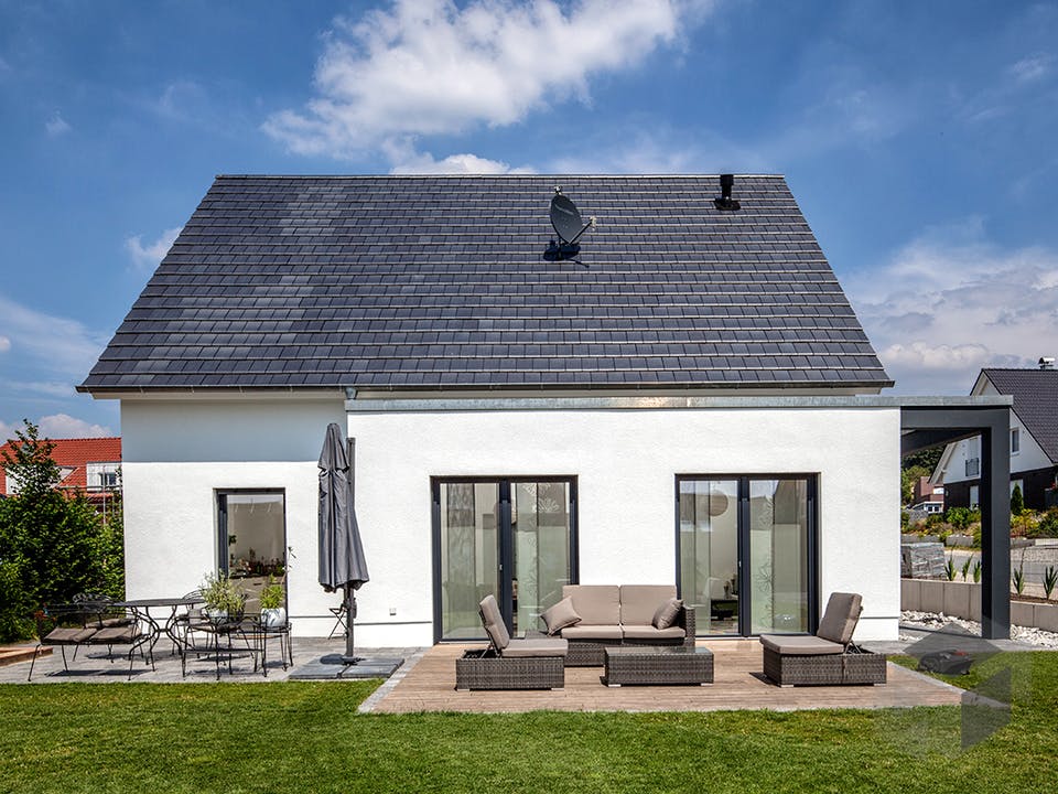 Kundenhaus Erdmann von Zaunmüller Massivhaus Außenansicht