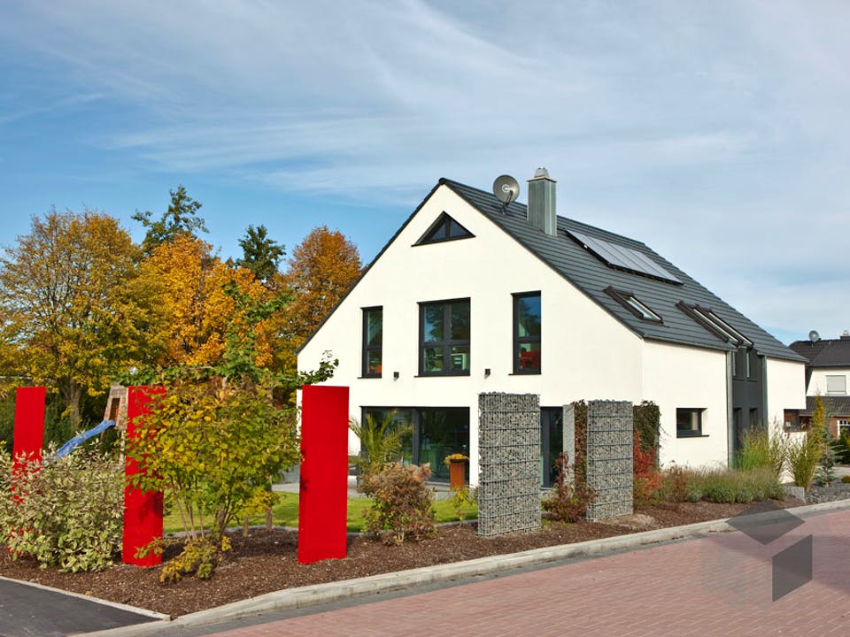 Kundenhaus Götze von Zaunmüller Massivhaus Außenansicht