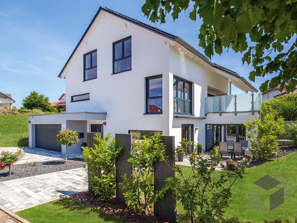 Kundenhaus Heuberger von Zaunmüller Massivhaus Außenansicht
