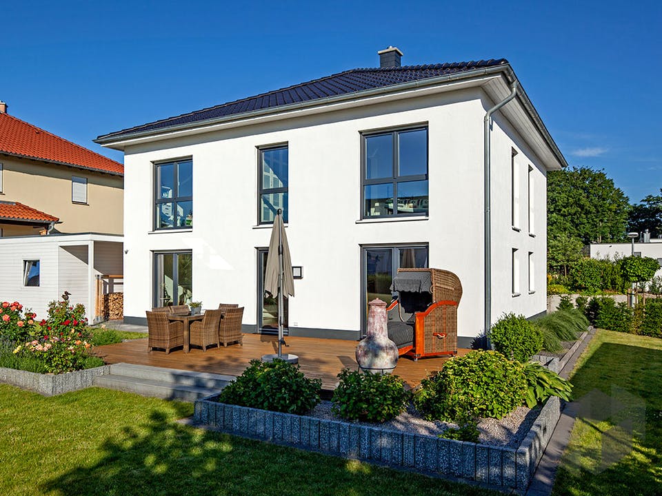 Kundenhaus Ihle von Zaunmüller Massivhaus Außenansicht