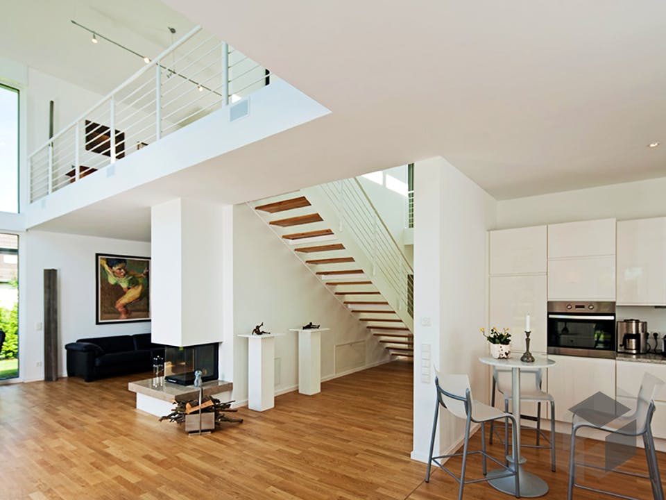 Kundenhaus Jonas von Witt Zimmerei Innenansicht