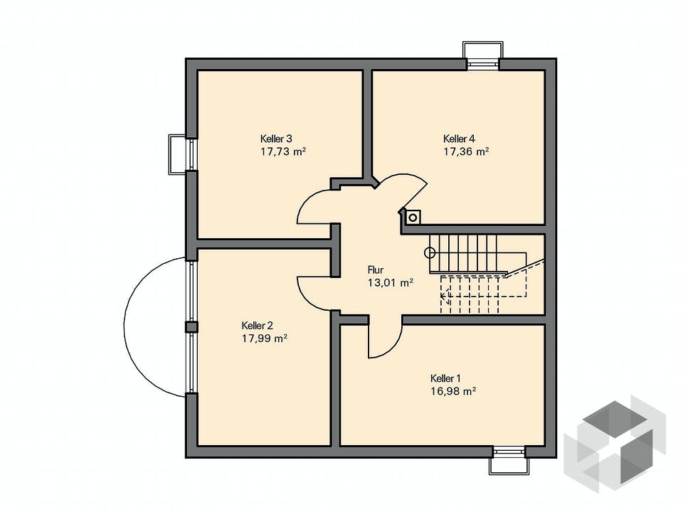 Kundenhaus Lindner von Witt Zimmerei Grundriss