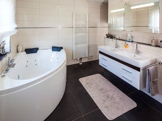 Fertighaus Kundenhaus Lindner von Witt Zimmerei, Stadtvilla Innenansicht 4