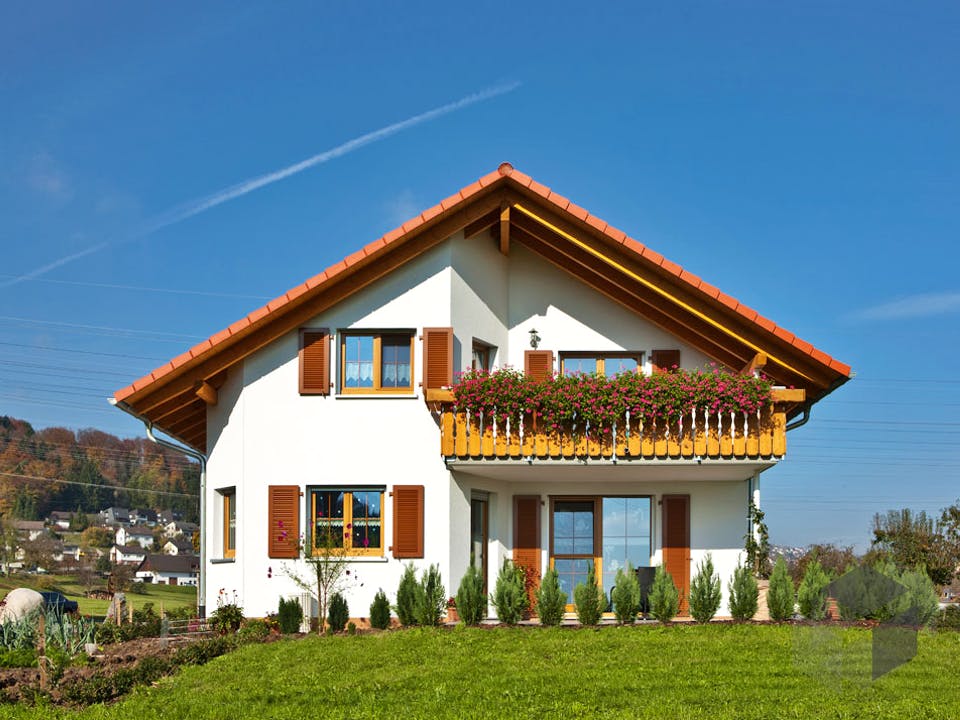 Kundenhaus Niedermayer von Zaunmüller Massivhaus Außenansicht