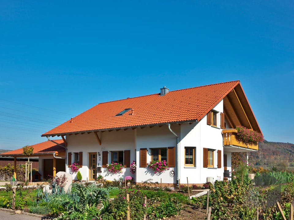 Kundenhaus Niedermayer von Zaunmüller Massivhaus Außenansicht