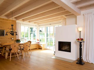 Fertighaus Zeh von Holzhaus Roßkopf Schlüsselfertig ab 247650€, Satteldach-Klassiker Innenansicht 2