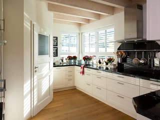 Fertighaus Zeh von Holzhaus Roßkopf Schlüsselfertig ab 247650€, Satteldach-Klassiker Innenansicht 5