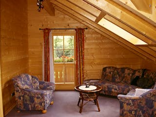 Fertighaus Zell von Holzhaus Rosskopf Schlüsselfertig ab 489000€, Blockhaus Innenansicht 4